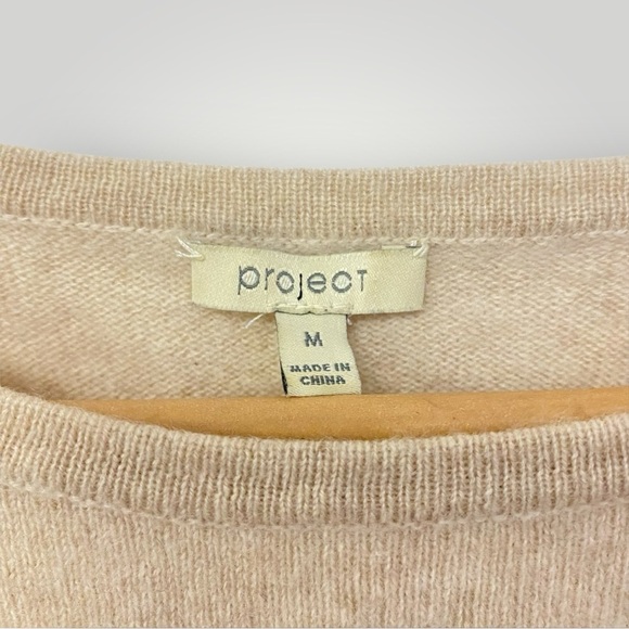 PROJECT Cashmere Sweater Sz M - Picture 4 of 9